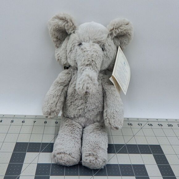 Pottery Barns Kids PBK Baby Soothing Sounds Elephant Plush Gray w/Tags Works - Picture 1 of 13